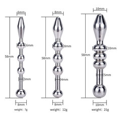 Уретральные пробки для мастурбации 3 шт. цена и информация | БДСМ и фетиш | kaup24.ee