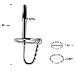Уретральная пробка из нержавеющей стали цена и информация | БДСМ и фетиш | kaup24.ee