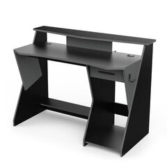 Письменный стол Skin, серый/черный цена и информация | Компьютерные, письменные столы | kaup24.ee