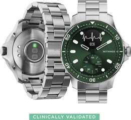Withings Scanwatch Horizon, Silver/Green цена и информация | Смарт-часы (smartwatch) | kaup24.ee