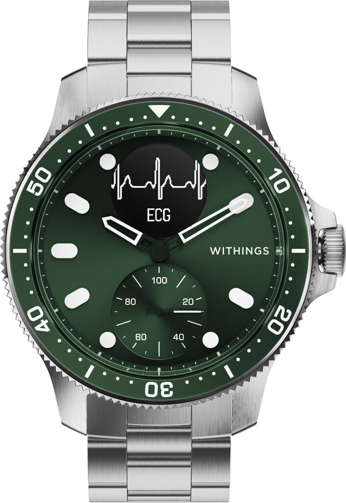 Withings ScanWatch Horizon Hybrid Green цена и информация | Nutikellad (smartwatch) | kaup24.ee