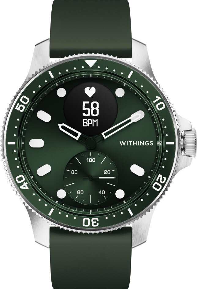 Withings ScanWatch Horizon Hybrid Green цена и информация | Nutikellad (smartwatch) | kaup24.ee