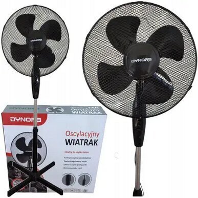 Ventilaator Dynora 4 labaga, must hind ja info | Ventilaatorid | kaup24.ee