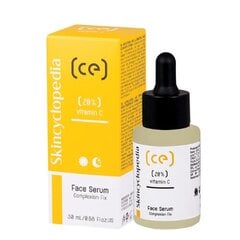 Näoseerum 20% C-vitamiiniga Skincyclopedia, 30ml цена и информация | Сыворотки для лица, масла | kaup24.ee