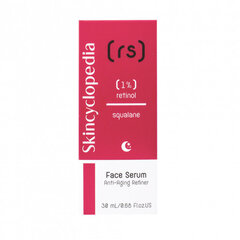 Vananemisvastane näoseerum 1% retinooli ja skvaleeniga Skincyclopedia, 30ml цена и информация | Сыворотки для лица, масла | kaup24.ee