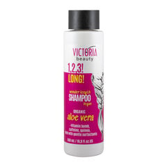 Victoria Beauty 1,2,3! Long! Juuksekasvu soodustav šampoon orgaanilise aaloega, Boliivia tuvi ekstraktiga, 500ml hind ja info | Šampoonid | kaup24.ee