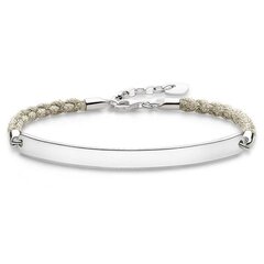 Женские браслеты Thomas Sabo LBA0029-173-19 Серебристый Белый 15-18 cm 19,5 cm цена и информация | Женские браслеты | kaup24.ee