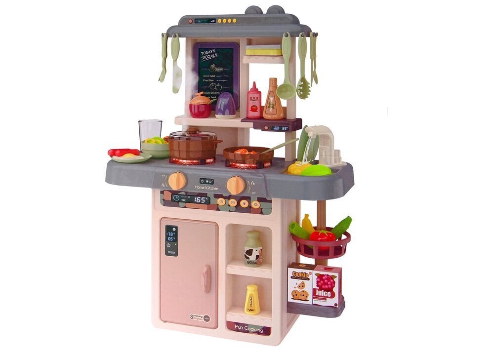 Interaktiivne lasteköök Lean Toys, roosa hind ja info | Tüdrukute mänguasjad | kaup24.ee