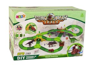 Trasa Lean Toys Dinosaur трасса цена и информация | Развивающий мелкую моторику - кинетический песок KeyCraft NV215 (80 г) детям от 3+ лет, бежевый | kaup24.ee