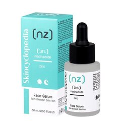 Näoseerum 10% niatsiinamiidi ja 1% tsinkiga Skincyclopedia, 30ml цена и информация | Сыворотки для лица, масла | kaup24.ee