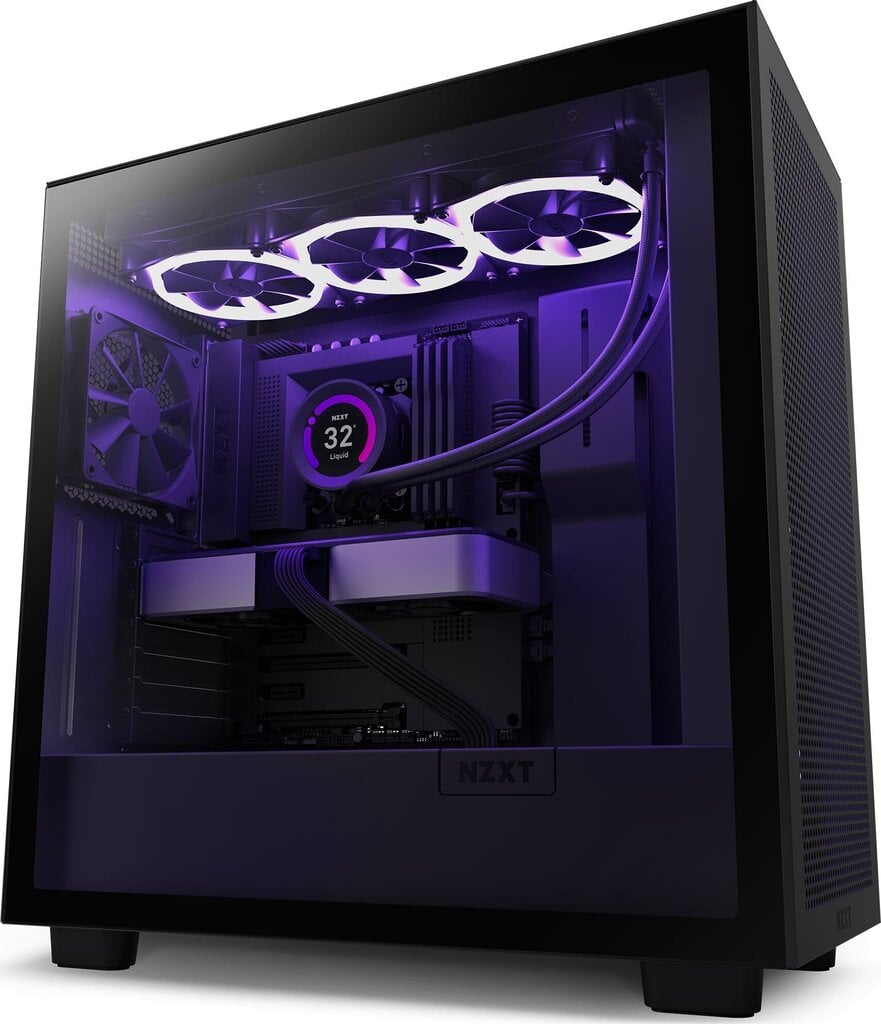 NZXT H7 Flow Black Mid Tower hind ja info | Arvutikorpused | kaup24.ee