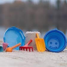 Liivamänguasjade komplekt Compactoys Eco, sinine цена и информация | Mänguasjad (vesi, rand ja liiv) | kaup24.ee