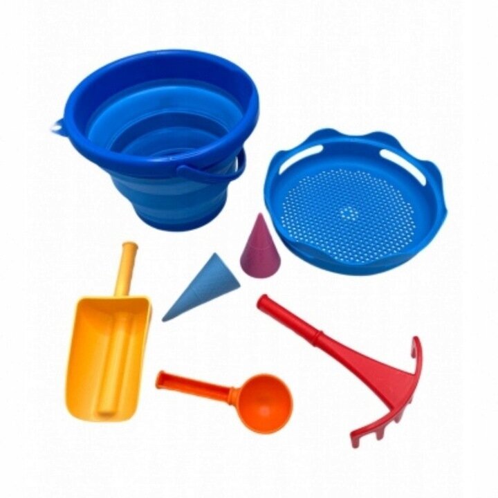 Liivamänguasjade komplekt Compactoys Eco, sinine цена и информация | Mänguasjad (vesi, rand ja liiv) | kaup24.ee