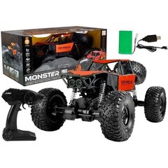 Kaugjuhitav veoauto Lean Toys Orange Springs RC, punane цена и информация | Игрушки для мальчиков | kaup24.ee