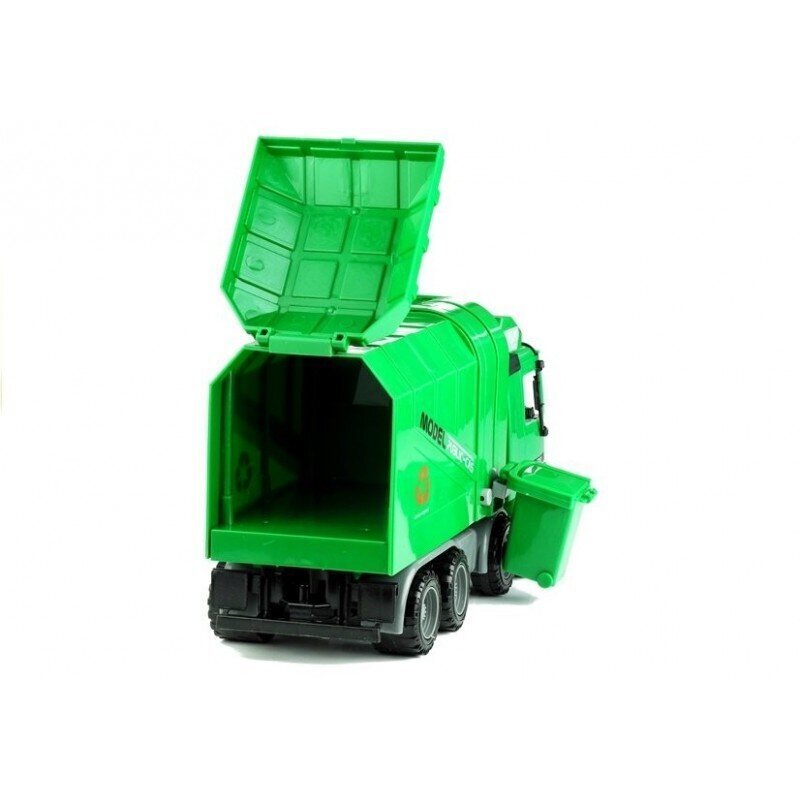 Prügiauto Lean Toys, roheline цена и информация | Poiste mänguasjad | kaup24.ee