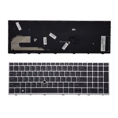 Клавиатура для ноутбука HP: Elitebook 850 G5 755 G5 ZBook 15u G5 с подсветкой цена и информация | Аксессуары для компонентов | kaup24.ee