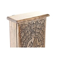 Шкаф для ключей DKD Home Decor 18 x 7,5 x 28 cm Коричневый Темно-коричневый Древесина манго цена и информация | Детали интерьера | kaup24.ee