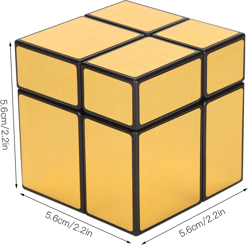 Mõistatus Rubiku kuubik 2x2, peegelpilt, kuldne hind ja info | Lauamängud ja mõistatused | kaup24.ee