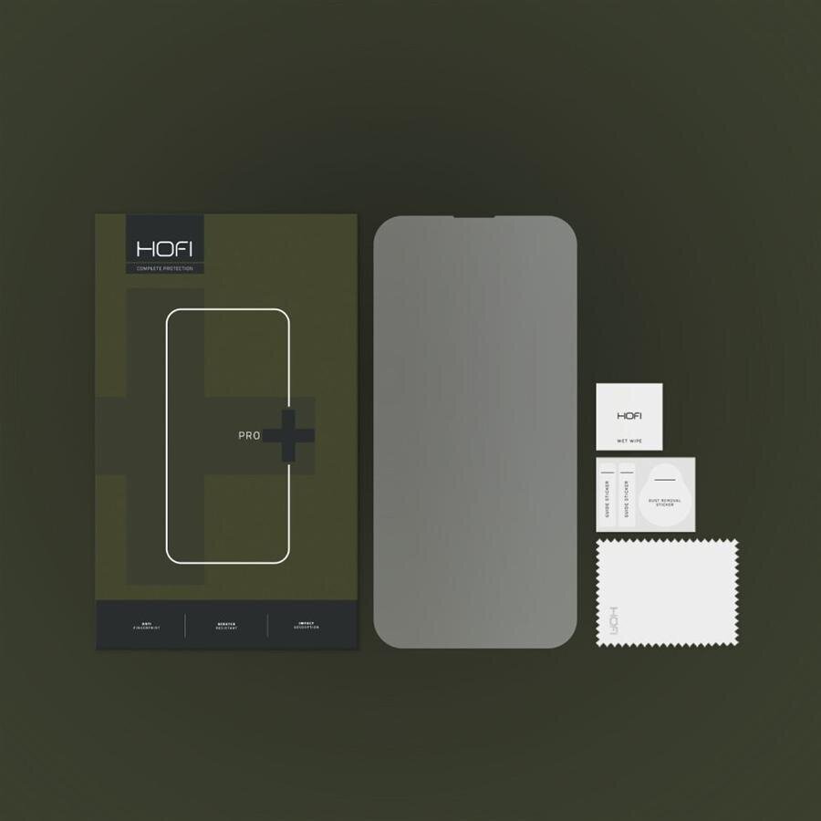 Kaitseklaas Hofi - läbipaistev - Apple iPhone 14 Pro Max 6.7 hind ja info | Ekraani kaitsekiled | kaup24.ee