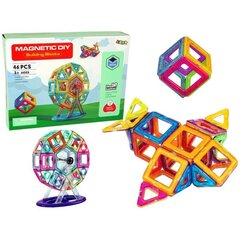 Magnetkonstruktor Lean Toys Magnetic DIY, 46 osa цена и информация | Конструкторы и кубики | kaup24.ee