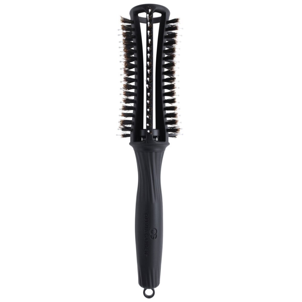 Ümmargune juuksehari Olivia Garden Finger Brush Round Medium цена и информация | Juukseharjad, kammid, juuksuri käärid | kaup24.ee