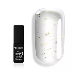 Kullavärvi küünegeel Silcare Flexy She's Gold Top Coat, 4,5 g цена и информация | Лаки для ногтей, укрепители для ногтей | kaup24.ee