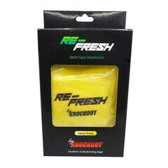 Дезодорант для спортивной экипировки  Knockout Re-Fresh 2шт Citrus scent цена и информация | Боевые искусства | kaup24.ee