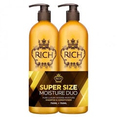 RICH Pure Luxury Intense Moisture Duo, 750ml komplekt hind ja info | Šampoonid | kaup24.ee