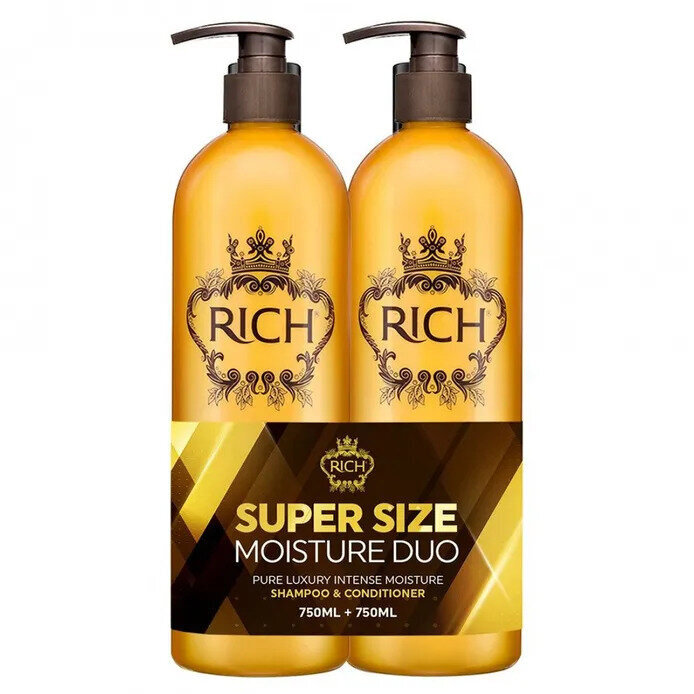 RICH Pure Luxury Intense Moisture Duo, 750ml komplekt цена и информация | Šampoonid | kaup24.ee