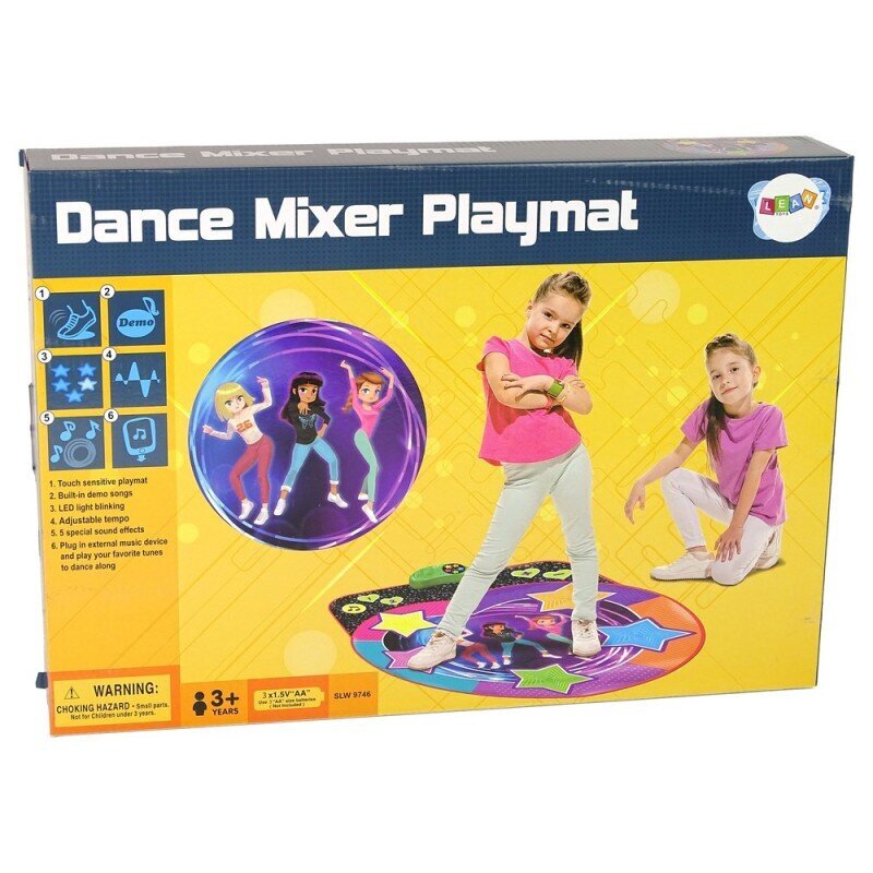 Tantsumatt Lean Toys Dance Mixer Playmat hind ja info | Tüdrukute mänguasjad | kaup24.ee