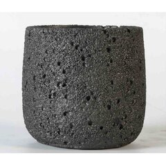 Керамический горшок ISODON 14 x 12,5(B) cm, черный цена и информация | Вазоны | kaup24.ee