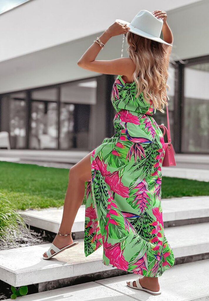 Naiste kleit Amanda, roheline цена и информация | Kleidid | kaup24.ee