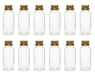 Стеклянные бутылки с пробкой, 7,5см (1 упаковка / 12 шт.) цена и информация | Бутылки для воды | kaup24.ee