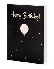 Открытка "Happy birthday 30" с булавкой, 10,5х14,8 см цена и информация | Конверты, открытки | kaup24.ee