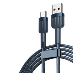 Кабель TOOCKI USB A -> USB C PD 100W 7A 1.0 м, кабель для быстрой зарядки данных цена и информация | Кабели для телефонов | kaup24.ee