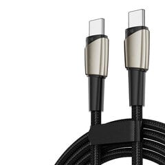 Кабель TOOCKI USB C -> USB C PD 140W 5A 1.0 м, кабель для быстрой зарядки данн цена и информация | Кабели для телефонов | kaup24.ee