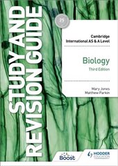 Cambridge International AS/A Level Biology Study and Revision Guide Third Edition цена и информация | Книги по экономике | kaup24.ee