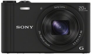 Kompaktkaamera Sony DSC-WX350, must цена и информация | Фотоаппараты | kaup24.ee