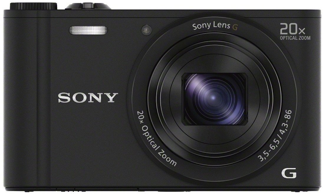 Kompaktkaamera Sony DSC-WX350, must цена и информация | Fotoaparaadid | kaup24.ee