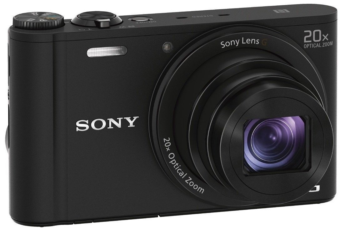 Kompaktkaamera Sony DSC-WX350, must цена и информация | Fotoaparaadid | kaup24.ee