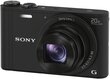 Kompaktkaamera Sony DSC-WX350, must цена и информация | Fotoaparaadid | kaup24.ee