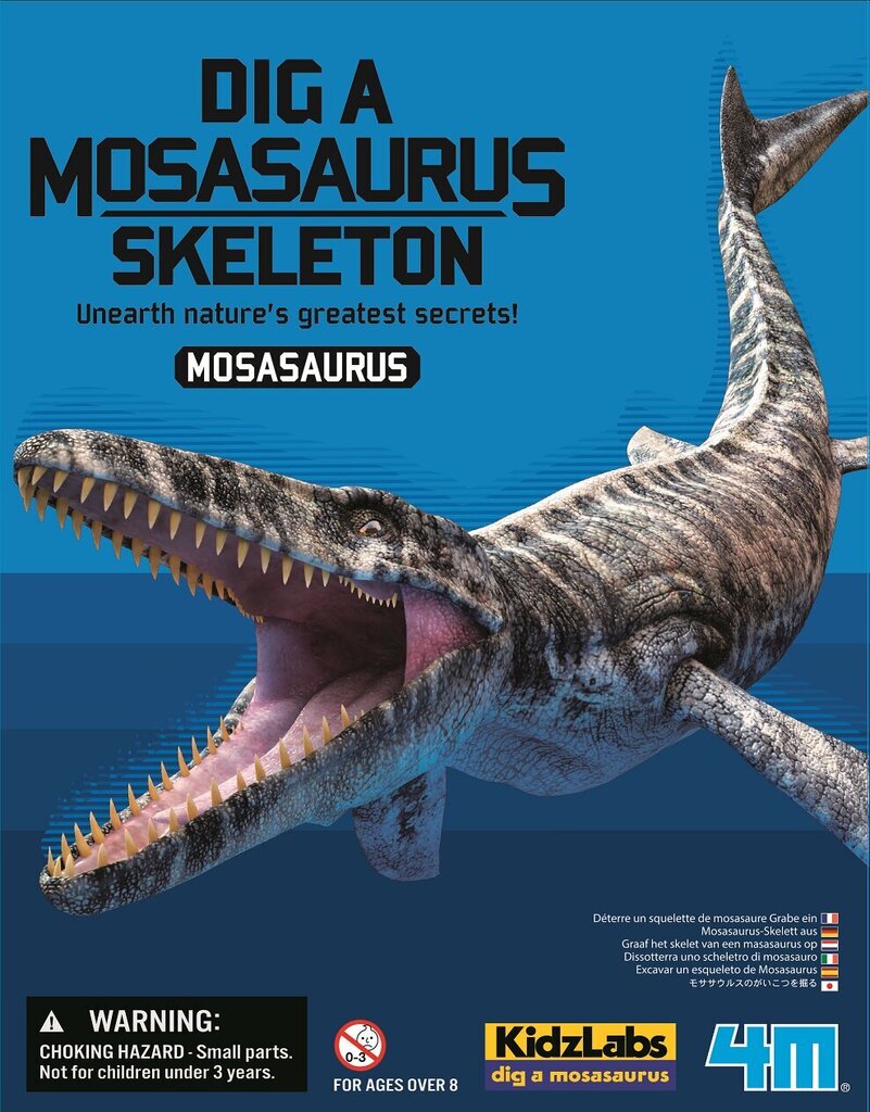 Arheoloogia kaevamiskomplekt 4M Mosasaurus hind ja info | Arendavad mänguasjad | kaup24.ee