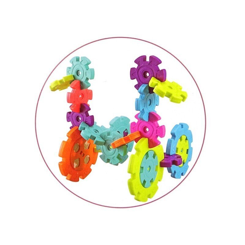 Konstruktor Lean Toys Snow Flake, 120 osa hind ja info | Klotsid ja konstruktorid | kaup24.ee