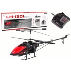 Вертолет с дистанционным управлением Lean Toys LH-1301, черный цена и информация | Игрушки для мальчиков | kaup24.ee