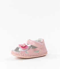 Мягкие и гибкие сандалии для младенцев 441101 01, розовые цена и информация | Детские сандалии | kaup24.ee