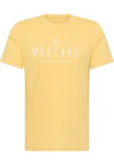 Meeste T-särk Mustang 1013824*9051, kollane 4058823399555 hind ja info | Meeste T-särgid | kaup24.ee