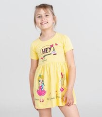 Детское платье 231285 02, желтое, 231285*02-128 цена и информация | Платья для девочек | kaup24.ee