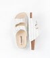 Naiste sandaalid Scandi 240-2040, valge 240-2040*01-042 hind ja info | Naiste plätud ja sussid | kaup24.ee