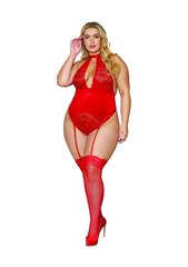 Seksikas bodi Dreamgirl, punane, pluss suurus hind ja info | Naiste sekspesu | kaup24.ee