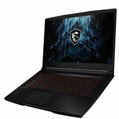 Ноутбук MSI GF63 THIN 10UD-657 i5-11400H Чёрный 512 Гб SSD 15,6" 8 GB RAM AZERTY цена и информация | Ноутбуки | kaup24.ee